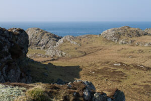 Photo of rugged coastline on the Isle of Iona.