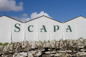 Distillery building with Scapa written in large letters