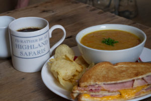 Highland Safaris, Perthshire, Get off the A9, Cafe