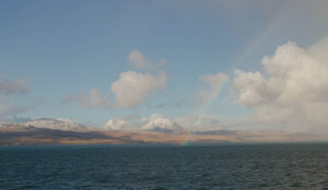 Paps of Jura, rainbow, Scotland