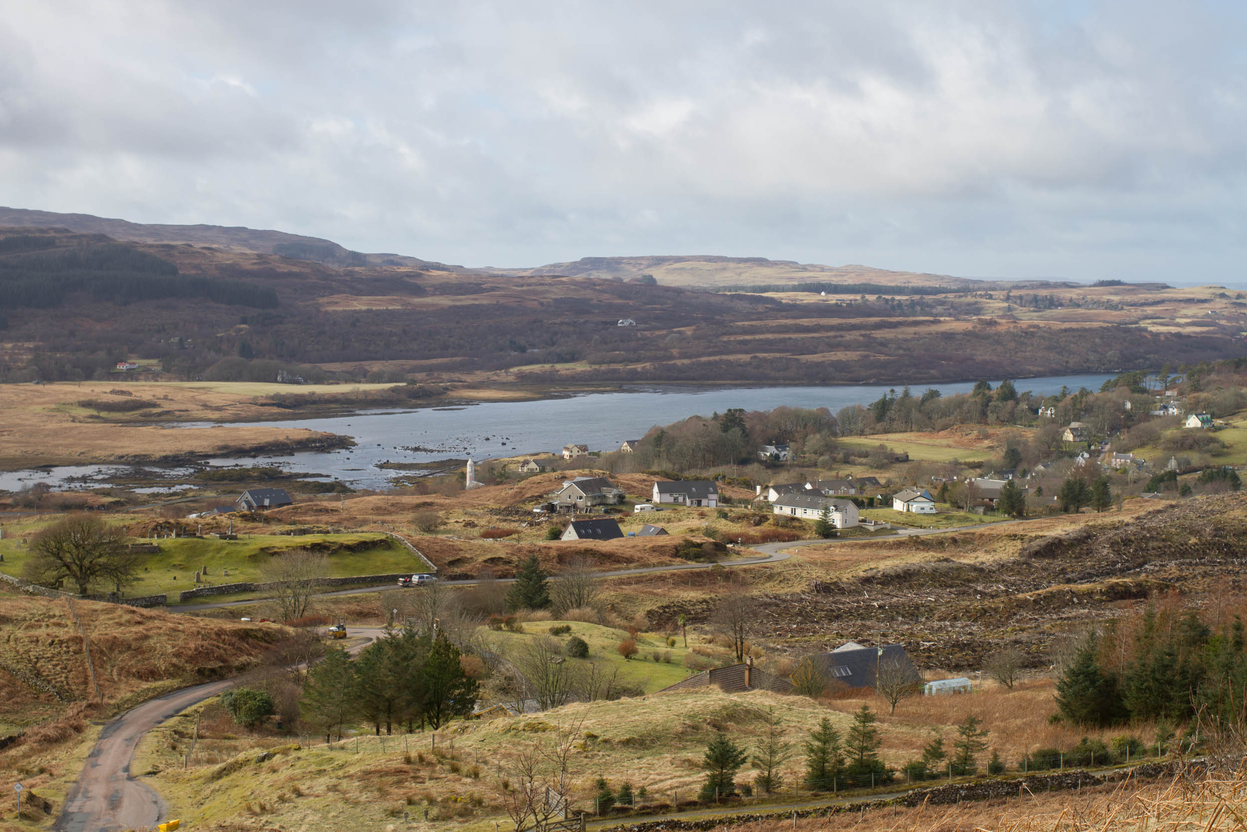 A remote village on the Isle of Mull