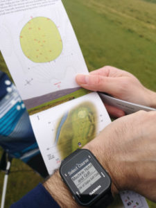 Garmin Golf watch at the Machrie Links Golf course