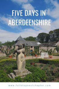 Pinterest graphic - Five days in Aberdeenshire