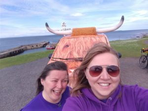 Coo-Van selfie at John O Groats
