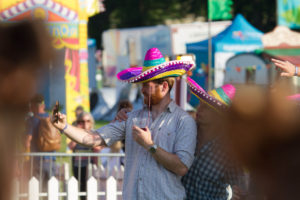 Photo time at Belldrum festival, Scotland