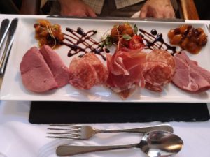 Fortingall Hotel, Perthshire, evening meal