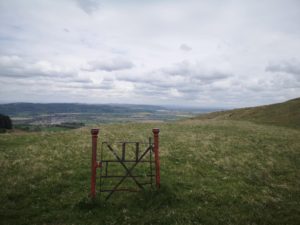 Gate at Scotts view, Perthshire